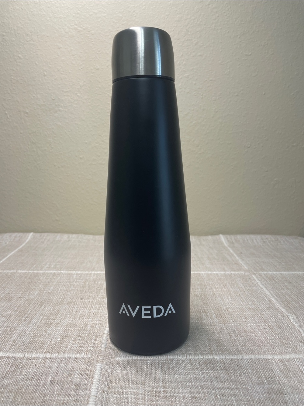 Aveda Black Stainless Steel Insulated Water Bottle